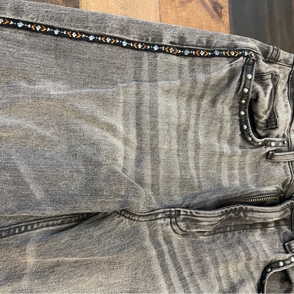 Gray High Rise Jeans - Picture 2 of 4
